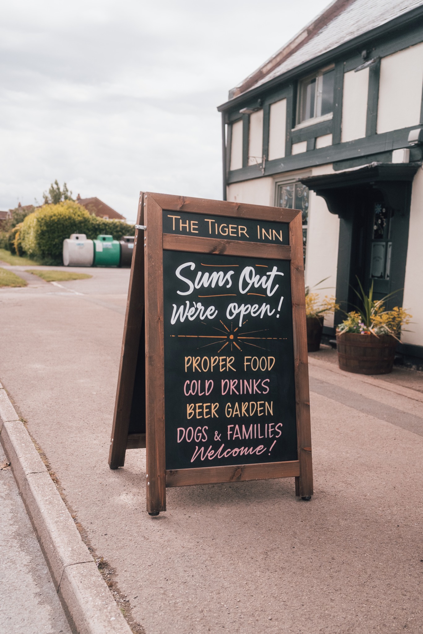The Tiger Inn is open